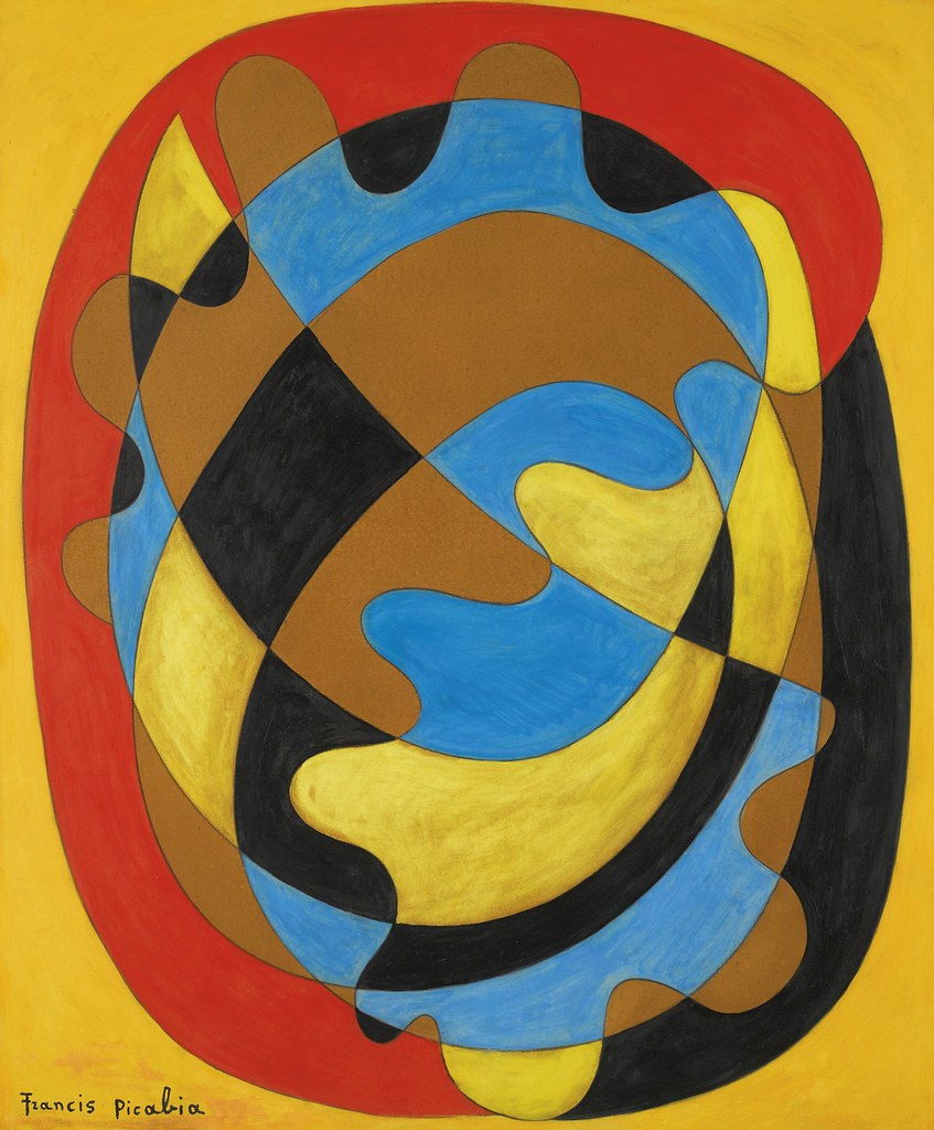 Tranh Francis Picabia - Bố cục trừu tượng (Thành phần trừu tượng) [c.1938-39]