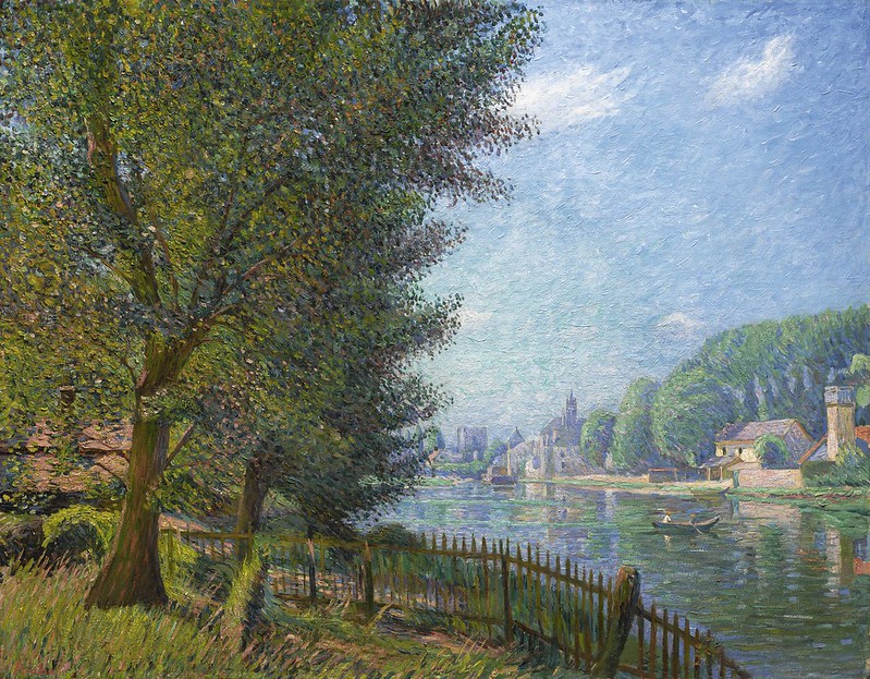 Tranh Francis Picabia - Le Loing à Moret [c.1905]
