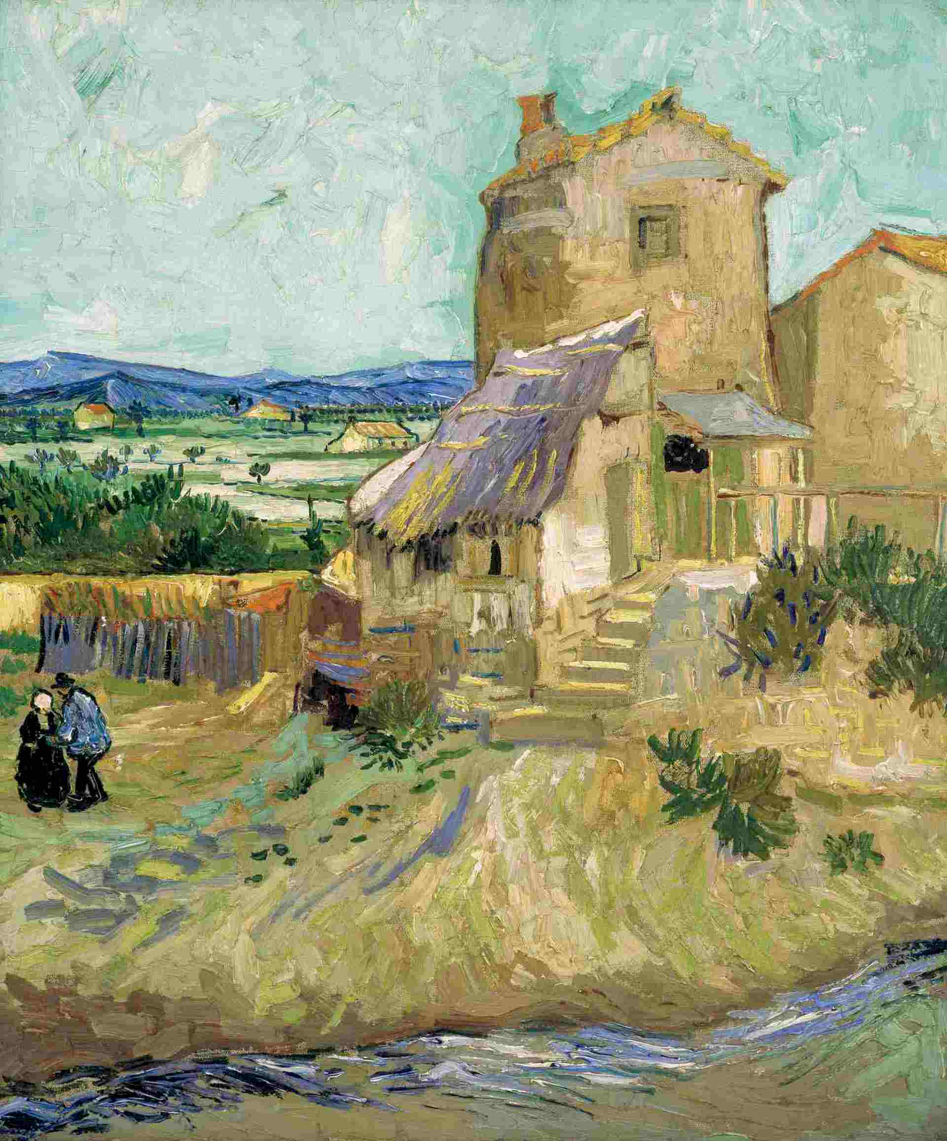 Tranh Vincent van Gogh - Nhà máy cũ [1888]