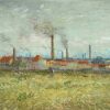 Tranh Vincent van Gogh - Nhà máy ở Clichy [1887]